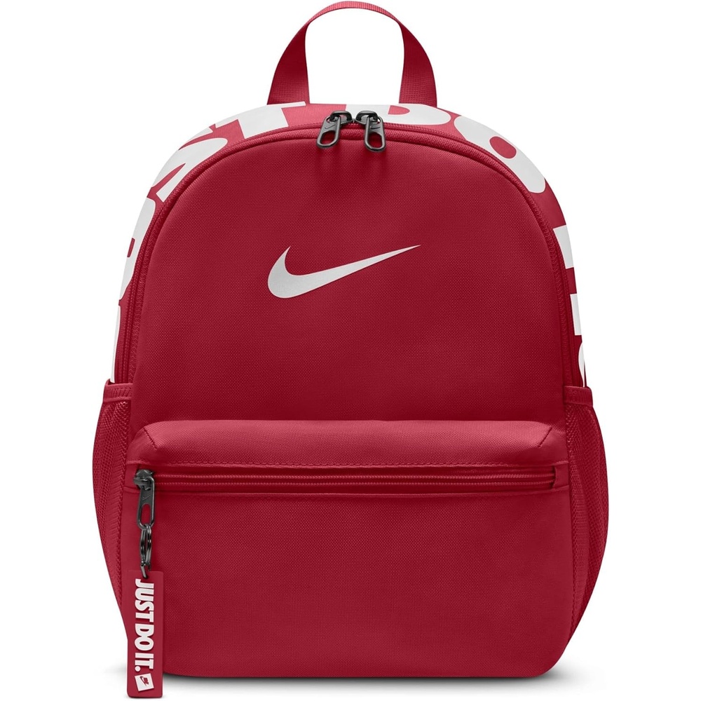 image:imageNike Unisex Kids Classics Brasilia Just Do It Mini Backpack 11L Boys and GirlsTough RedTough RedWhite