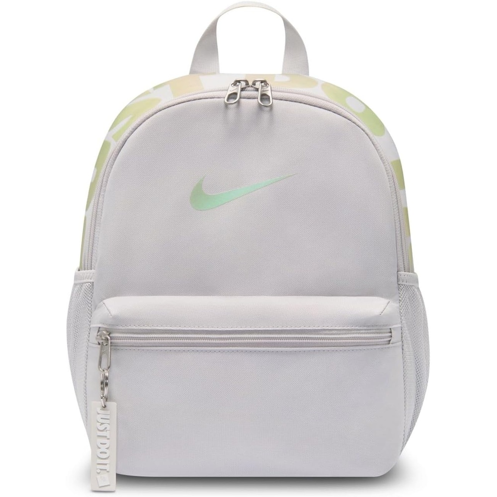 image:imageNike Unisex Kids Classics Brasilia Just Do It Mini Backpack 11L Boys and GirlsVast GreyVast GreyIridst