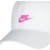 Nike Kids’ Club Unstructured Futura Wash Cap(White/Pink)