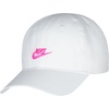 Nike Kids’ Club Unstructured Futura Wash Cap(White/Pink)