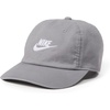 Nike Unisex Big Kids’ Club Unstructured Futura Wash Cap Hat | Boys and Girls(Particle Grey/White)