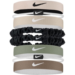 NIKE ナイキ フレックス クラシック ミックスヘアタイ 8本パック(Light Soft Pink/White/Black)
