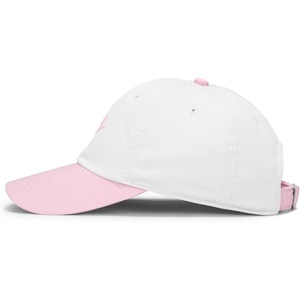Nike Unisex Big Kids’ Club Unstructured Futura Wash Cap Hat | Boys and Girls(White/Pink Foam/Pink Foam)