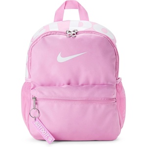 Nike Unisex Kids’ Classics Brasilia Just Do It Mini Backpack (11L) | Boys and Girls(Pink Rise/Pink Rise/White)