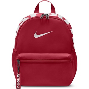 Nike Unisex Kids’ Classics Brasilia Just Do It Mini Backpack (11L) | Boys and Girls(Tough Red/Tough Red/White)