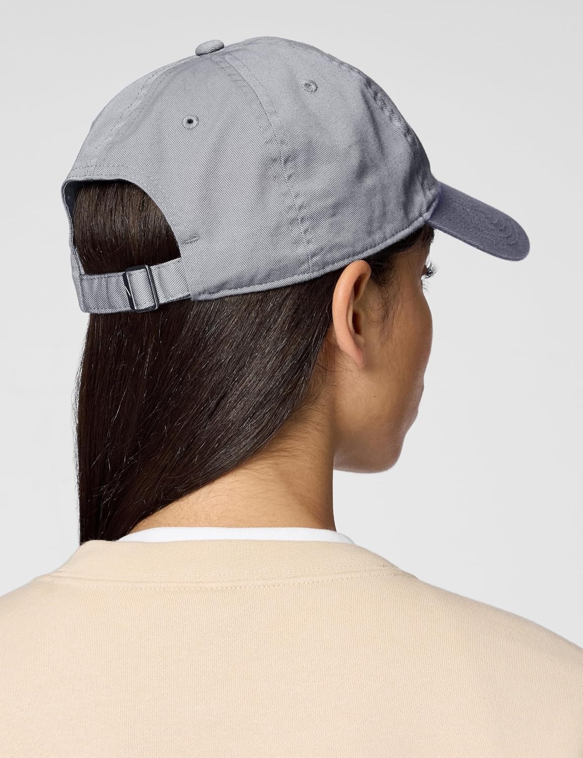 image:imageNike Unisex Adult Club Unstructured Futura Wash Cap Hat Mens and WomensParticle GreyWhite