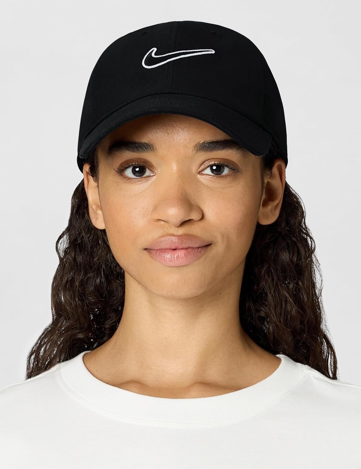 image:imageNike Unisex Adult Club Unstructured Swoosh Cap Hat Mens and WomensBlackBlack