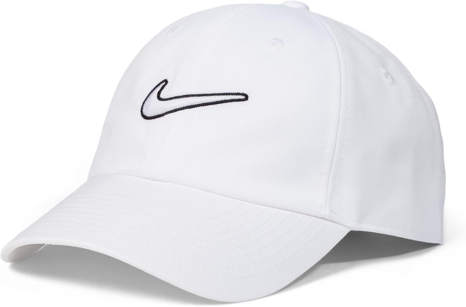 image:imageNike Unisex Adult Club Unstructured Swoosh Cap Hat Mens and WomensWhiteWhite