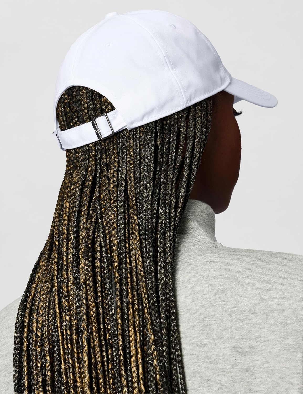image:imageNike Unisex Adult Club Unstructured Swoosh Cap Hat Mens and WomensWhiteWhite