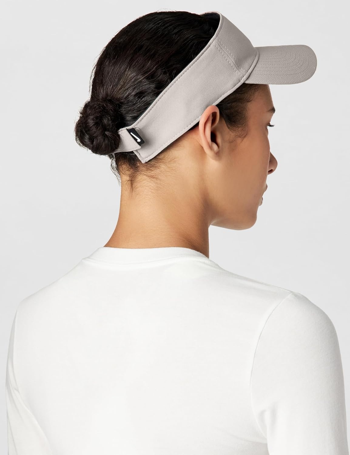 image:imageNike Unisex Adult DriFIT Ace Visor Hat Mens and WomensCollege GreyAnthraciteWhite