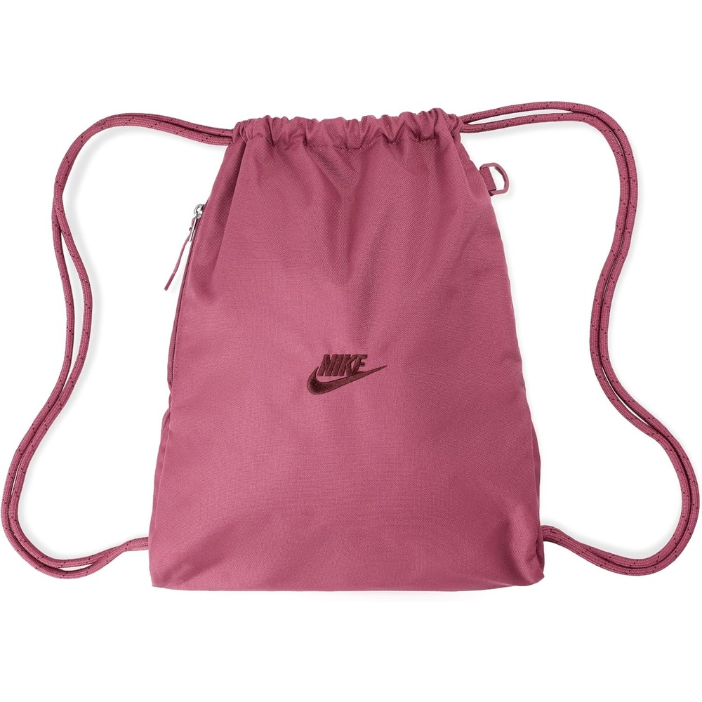 image:imageNike Unisex Adult Classics Heritage 20 Drawstring Bag Backpack 12L Mens and WomensPink SmokePink SmokeMystic Dates