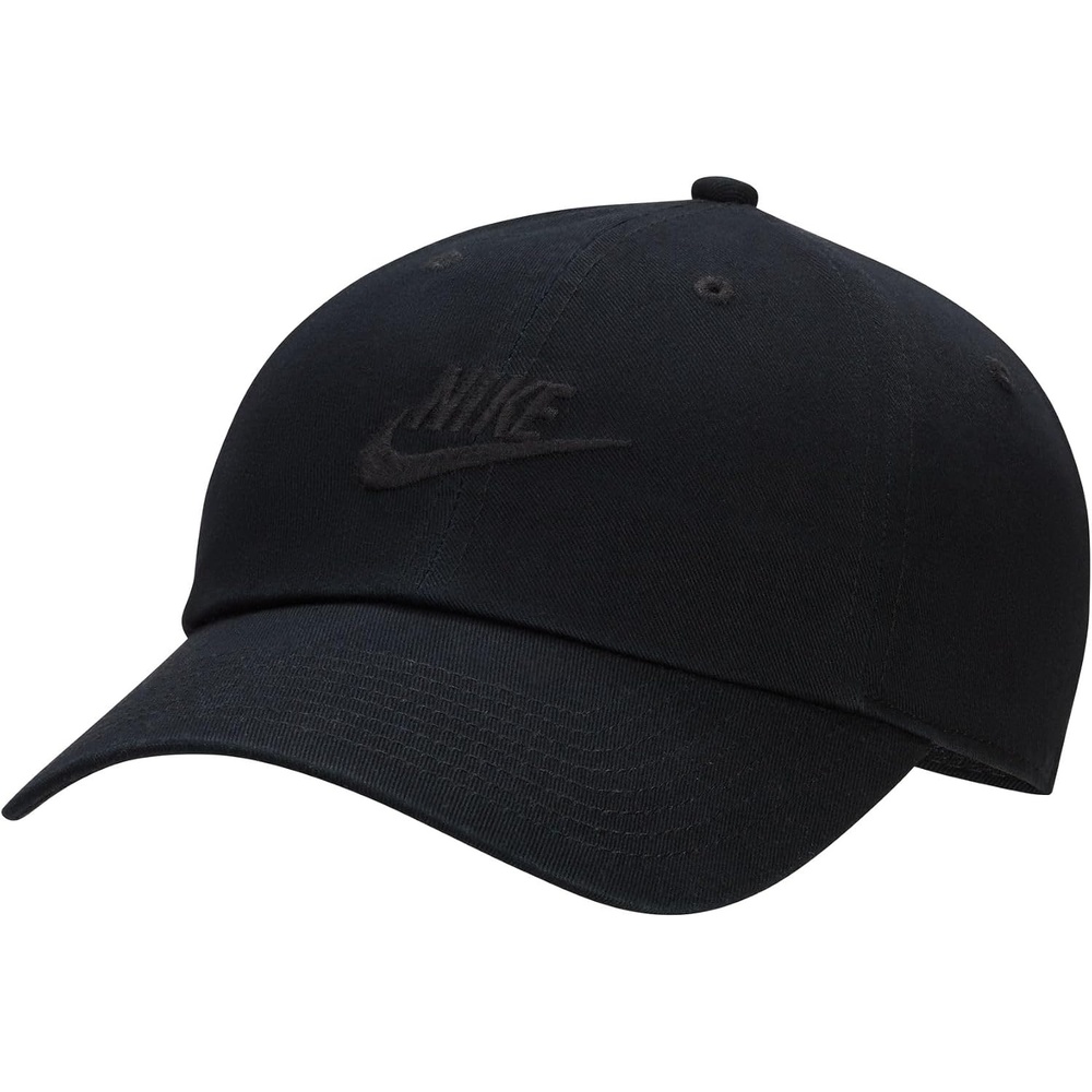 image:imageNike Unisex Adult Club Unstructured Futura Wash Cap Hat Mens and WomensBlackBlack