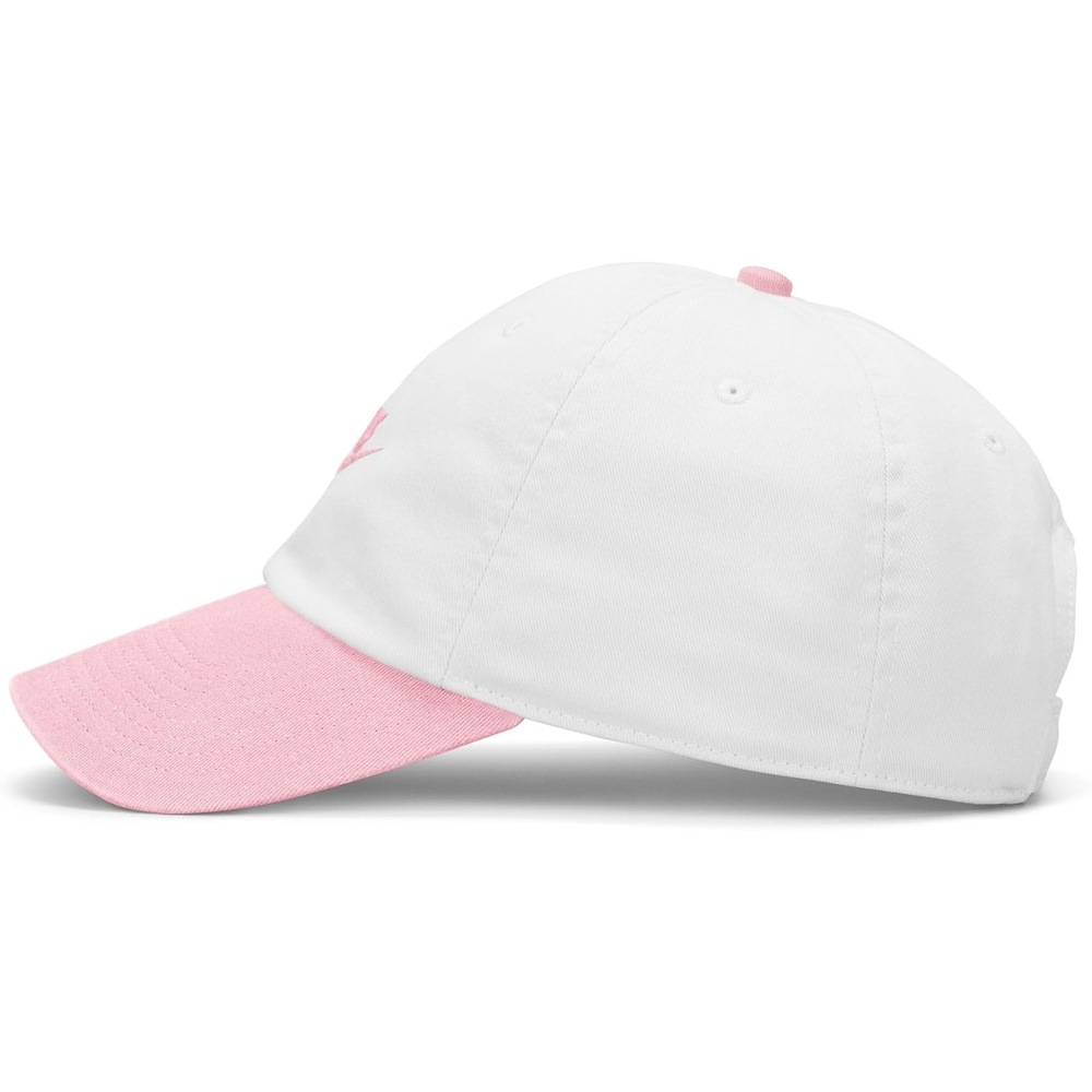 image:imageNike Unisex Adult Club Unstructured Futura Wash Cap Hat Mens and WomensWhitePink FoamPink Foam