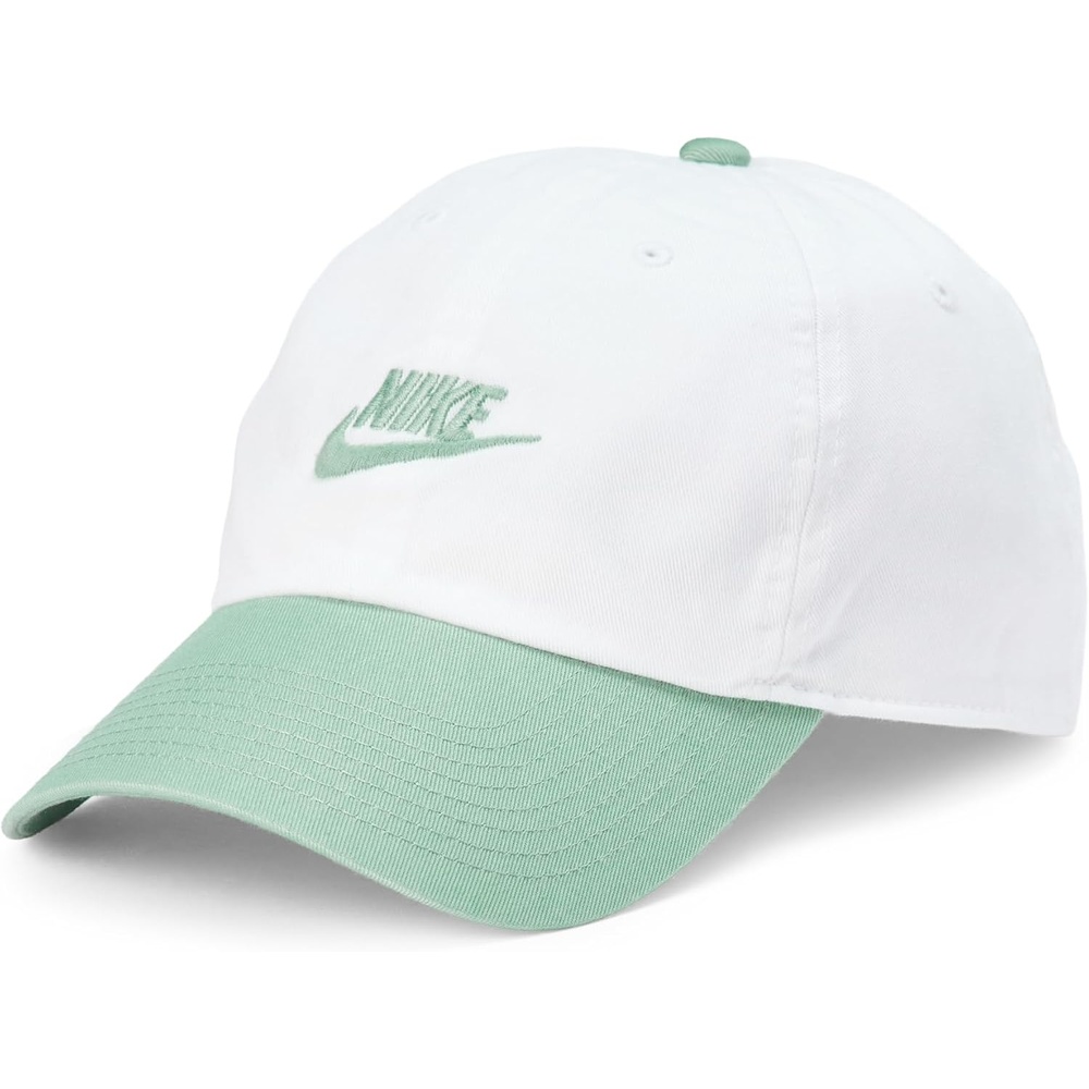 image:imageNike Unisex Adult Club Unstructured Futura Wash Cap Hat  Mens and WomensWhiteSteamSteam