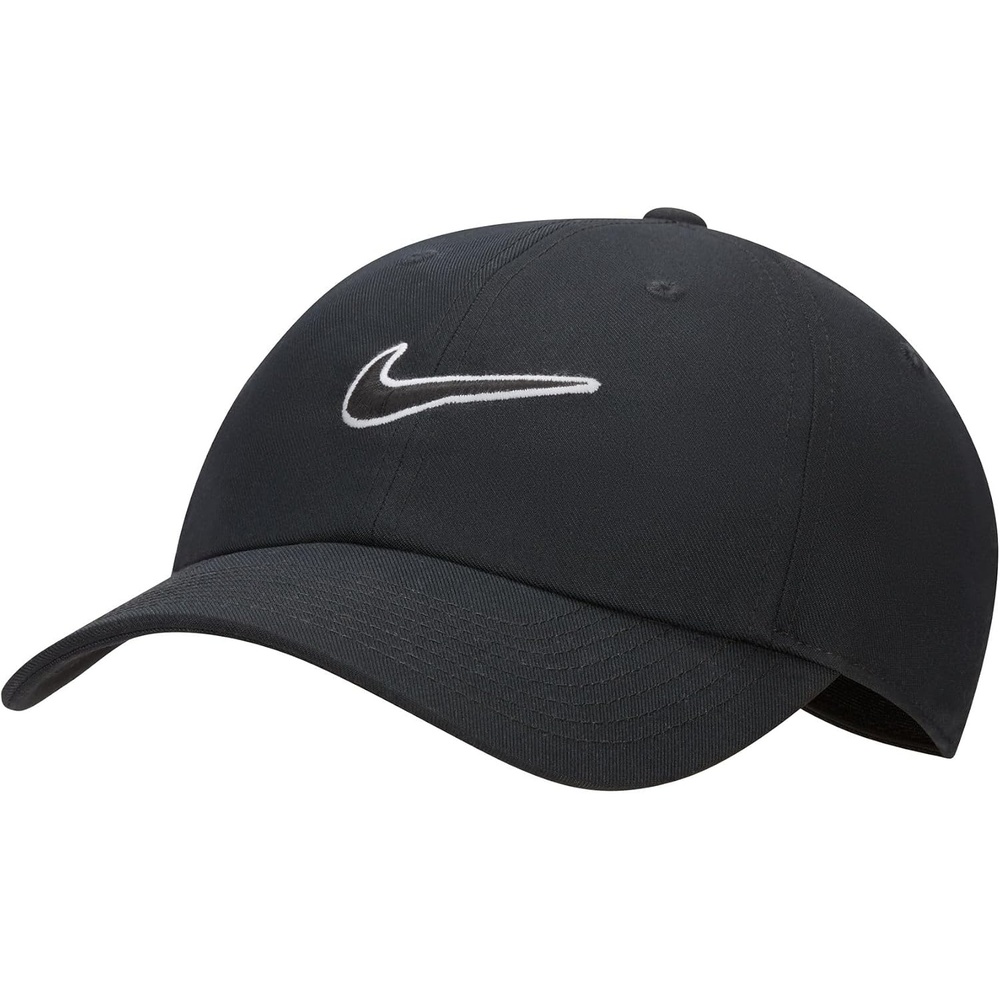 image:imageNike Unisex Adult Club Unstructured Swoosh Cap Hat Mens and WomensBlackBlack