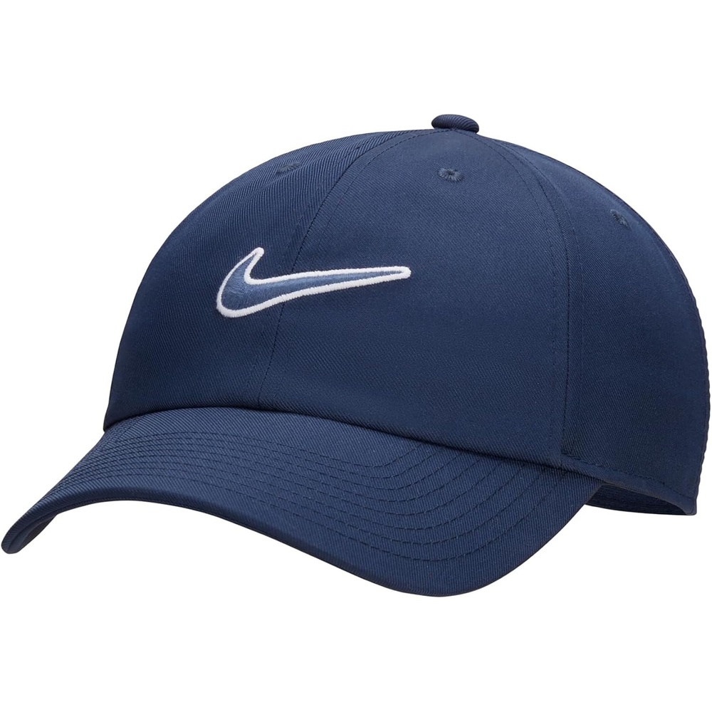 image:imageNike Unisex Adult Club Unstructured Swoosh Cap Hat Mens and WomensMidnight NavyMidnight Navy
