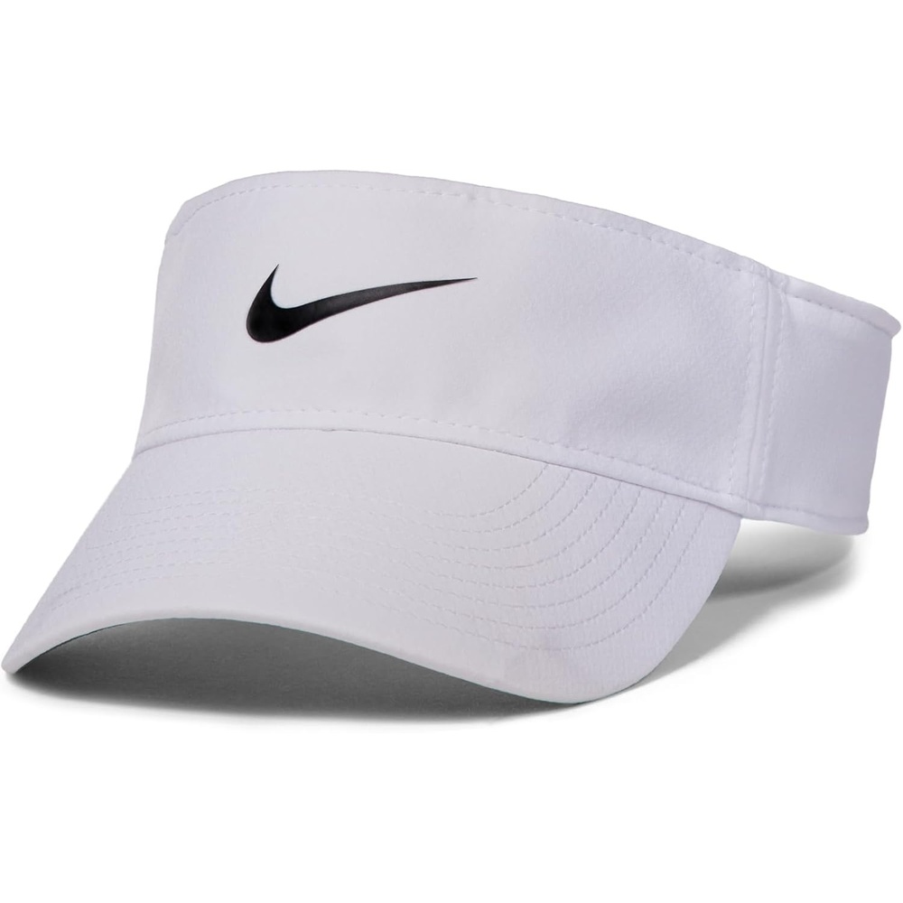 image:imageNike Unisex Adult DriFIT Ace Visor Hat Mens and WomensWhiteAnthraciteBlack