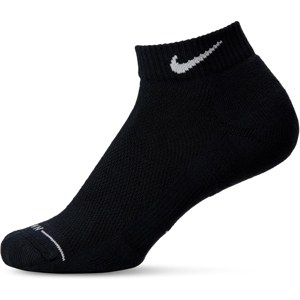 image:imageNike Unisex Adult Everyday Elevated Low Socks 6Pack  Mens and WomensBlackWhite