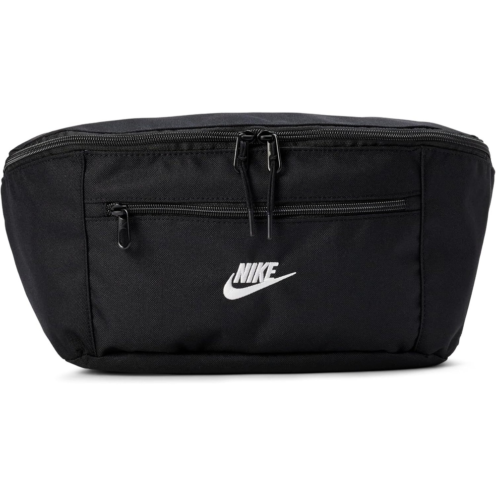 image:imageNike Unisex Adult Heritage XL Waistpack Bag 8L Mens and WomensBlackBlackWhite