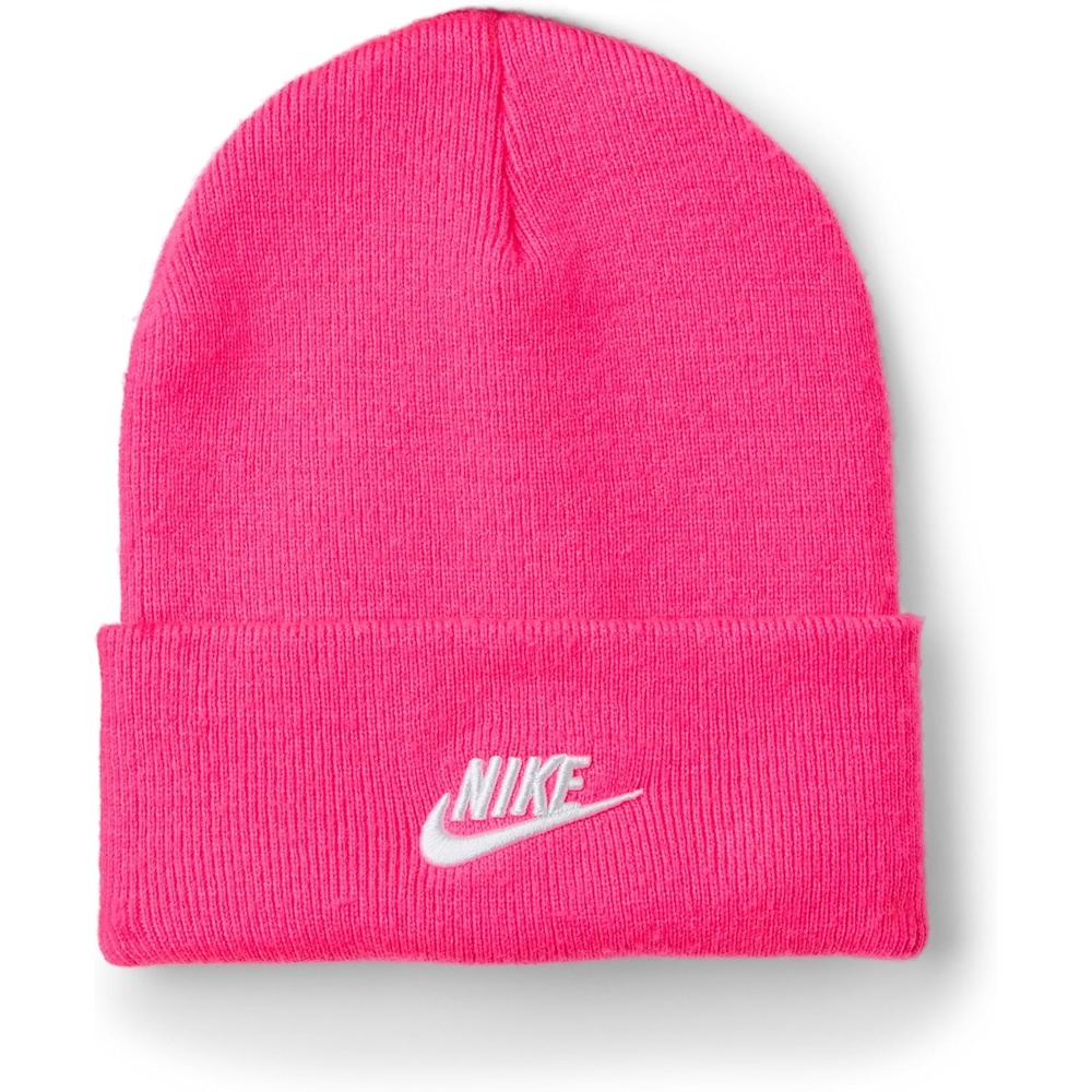 image:imageNike Unisex Adult Peak Futura Beanie Mens and WomensHyper PinkWhite