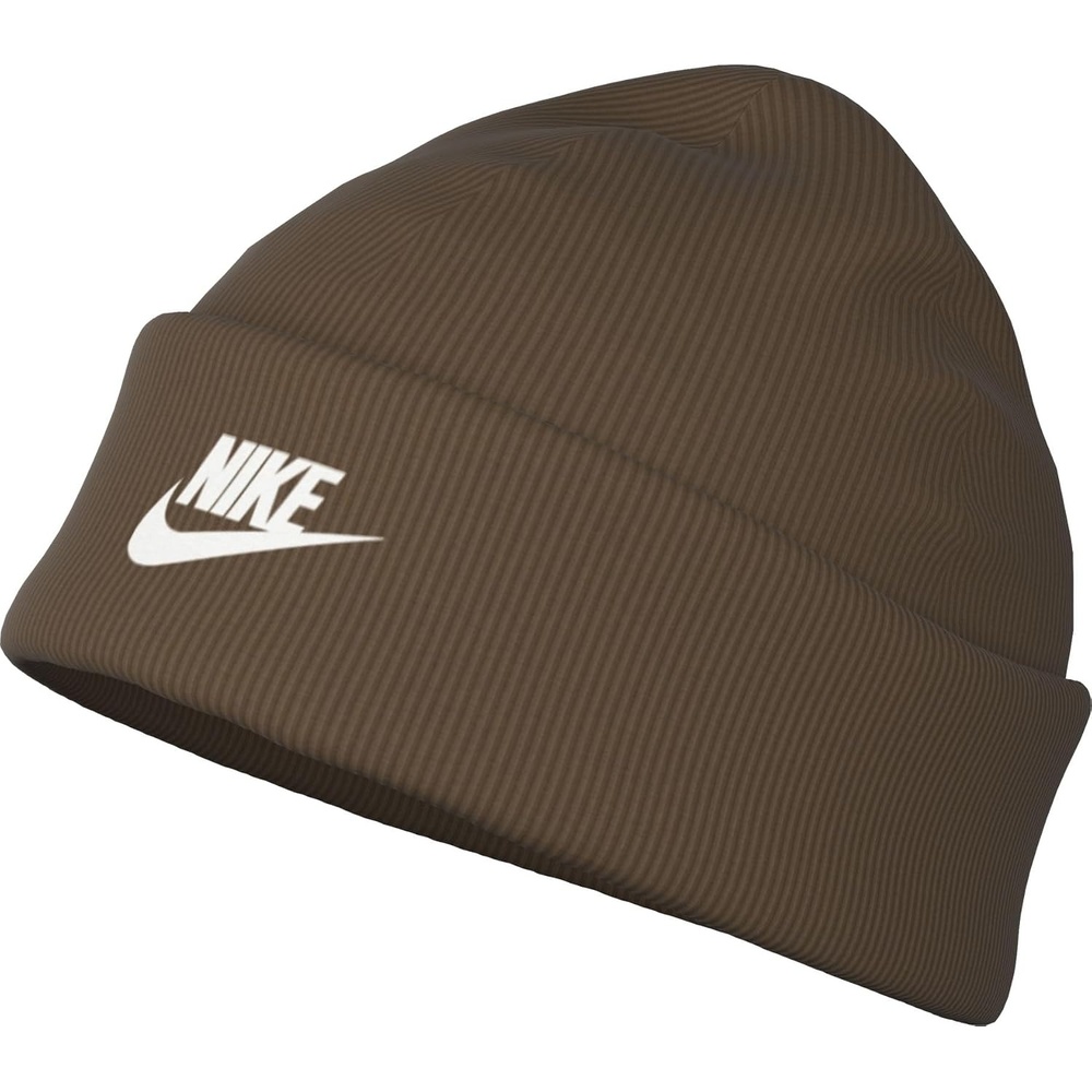 image:imageNike Unisex Adult Peak Futura Beanie Mens and WomensMosswood BrownWhite
