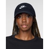 Nike Unisex Adult Club Unstructured Futura Wash Cap Hat | Mens and Womens(Black/White)