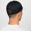 Nike Unisex Adult Club Unstructured Futura Wash Cap Hat | Mens and Womens(Black/White/White)