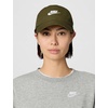 Nike Unisex Adult Club Unstructured Futura Wash Cap Hat | Mens and Womens(Medium Olive/White)