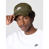 Nike Unisex Adult Club Unstructured Futura Wash Cap Hat | Mens and Womens(Medium Olive/White)