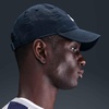 Nike Unisex Adult Club Unstructured Futura Wash Cap Hat | Mens and Womens(Obsidian/White)