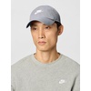 Nike Unisex Adult Club Unstructured Futura Wash Cap Hat | Mens and Womens(Particle Grey/White)