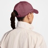 Nike Unisex Adult Club Unstructured Futura Wash Cap Hat | Mens and Womens(Pink Smoke/White)