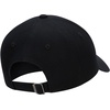 Nike Unisex Adult Club Unstructured Futura Wash Cap Hat | Mens and Womens(White/Black)