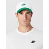 Nike Unisex Adult Club Unstructured Futura Wash Cap Hat | Mens and Womens(White/Malachite/Malachite)