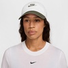 Nike Unisex Adult Club Unstructured Futura Wash Cap Hat | Mens and Womens(White/Medium Olive/Medium Olive)