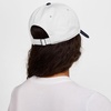 Nike Unisex Adult Club Unstructured Futura Wash Cap Hat | Mens and Womens(White/Obsidian/Obsidian)