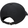 Nike Unisex Adult Club Unstructured Swoosh Cap Hat | Mens and Womens(Black/Black)