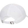 Nike Unisex Adult Club Unstructured Swoosh Cap Hat | Mens and Womens(White/White)