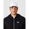 Nike Unisex Adult Club Unstructured Swoosh Cap Hat | Mens and Womens(White/White)