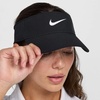 Nike Unisex Adult Dri-FIT Ace Visor Hat | Mens and Womens(Black/Anthracite/White)