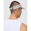 Nike Unisex Adult Dri-FIT Ace Visor Hat | Mens and Womens(College Grey/Anthracite/White)