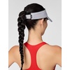 Nike Unisex Adult Dri-FIT Ace Visor Hat | Mens and Womens(White/Anthracite/Black)
