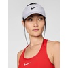 Nike Unisex Adult Dri-FIT Ace Visor Hat | Mens and Womens(White/Anthracite/Black)