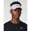 Nike Unisex Adult Dri-FIT Ace Visor Hat | Mens and Womens(White/Anthracite/Black)