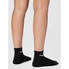 Nike Unisex Adult Everyday Elevated Ankle Socks (6-Pack) | Mens and Womens(Black/White)