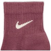 Nike Unisex Adult Everyday Elevated Ankle Socks (6-Pack) | Mens and Womens(Pink Smoke/Pink Rise/Mystic Dates/Oatmeal Heather/Oatmeal Heather/Oatmeal Heather)