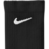 Nike Unisex Adult Everyday Elevated Crew Socks (6-Pack) | Mens and Womens(Black/White)