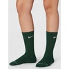 Nike Unisex Adult Everyday Elevated Crew Socks (6-Pack) | Mens and Womens(Midnight Navy/Team Red/Fir Birch Heather /Birch Heather/Birch Heather)
