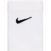 Nike Unisex Adult Everyday Elevated Crew Socks (6-Pack) | Mens and Womens(White/White/Grey Heather/Black/Black/Grey Heather)