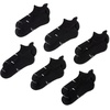 Nike Unisex Adult Everyday Elevated No-Show Socks (6-Pack) | Mens and Womens(Black/White)